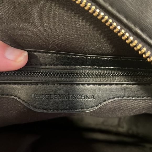 Badgley Mischka Faux Leather Back Pack - Picture 10 of 12